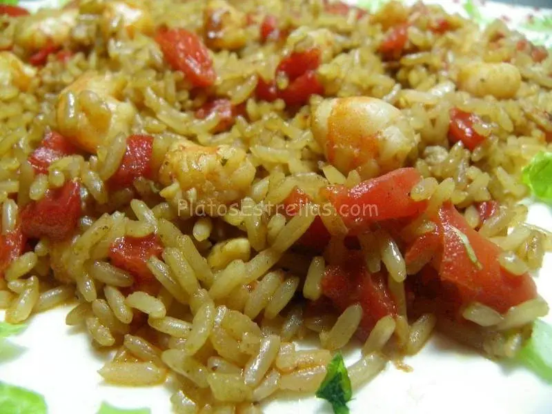 Arroz frito con gambas – La Marea