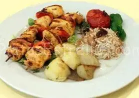 Pincho de pollo Baalbek-Libanes
