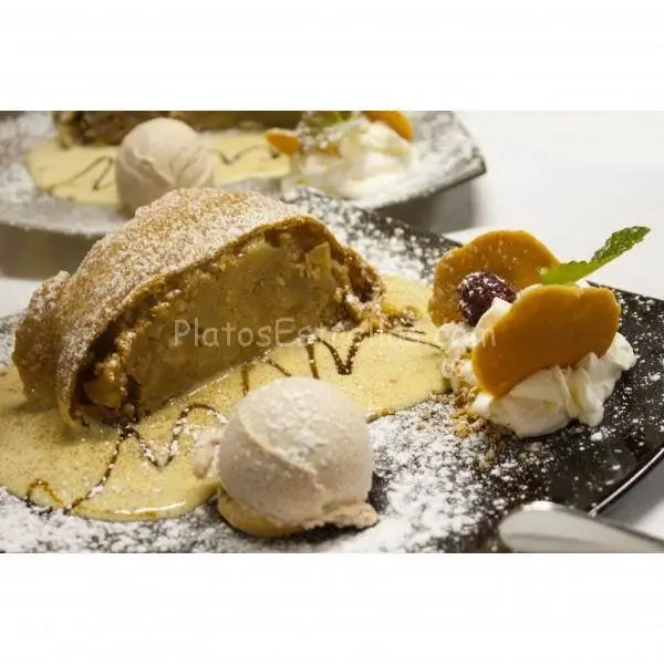 Apfelstrudel manzana-Casa Juan