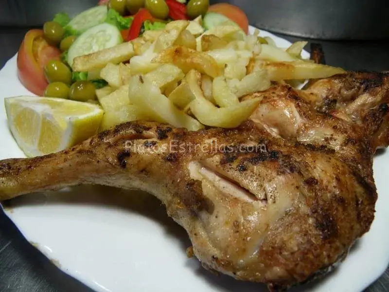 Pollo tomatero a la brasa – El Cañón