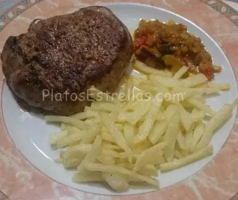 Solomillo buey a la brasa-Pimienta Verde