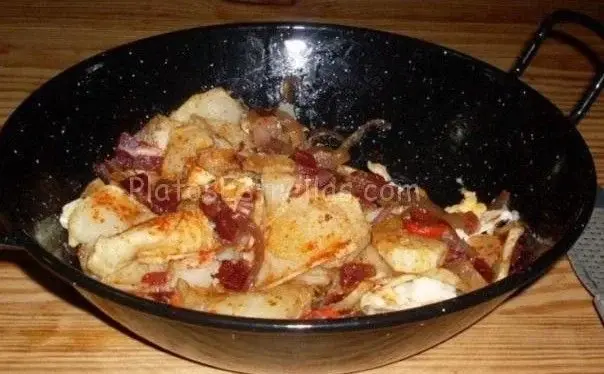 Huevos rotos ibéricos – Mixtura
