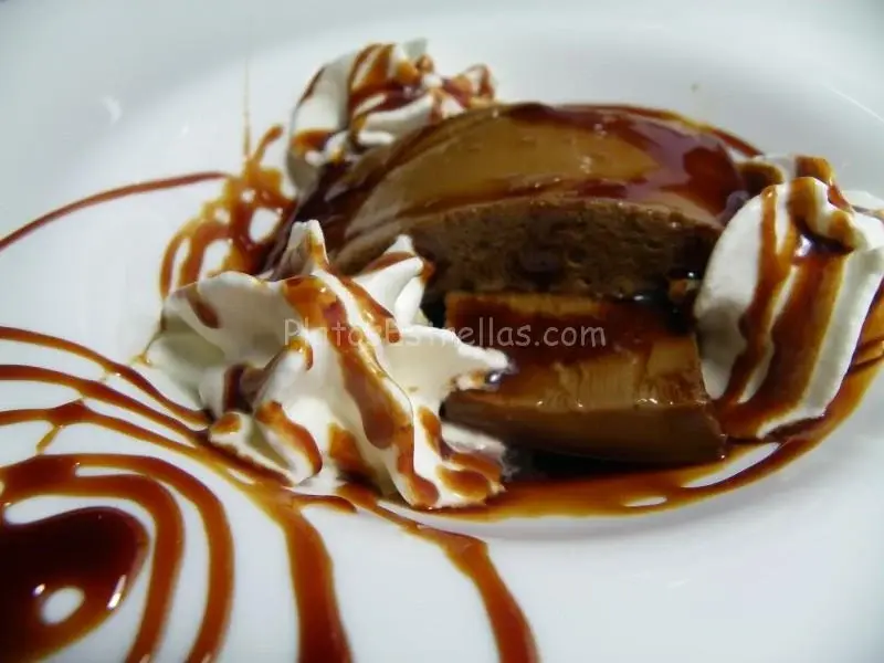 Flan seda de café-Kiosco El Café