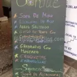 El tempe con setas y croquetas de mijo en Suribachi una cocina saludable y sabrosa.
