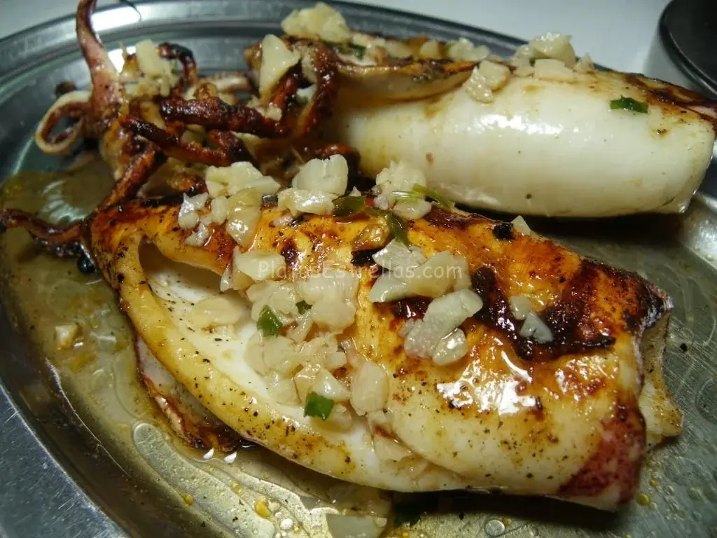 Calamares a la plancha- Los Pinchitos