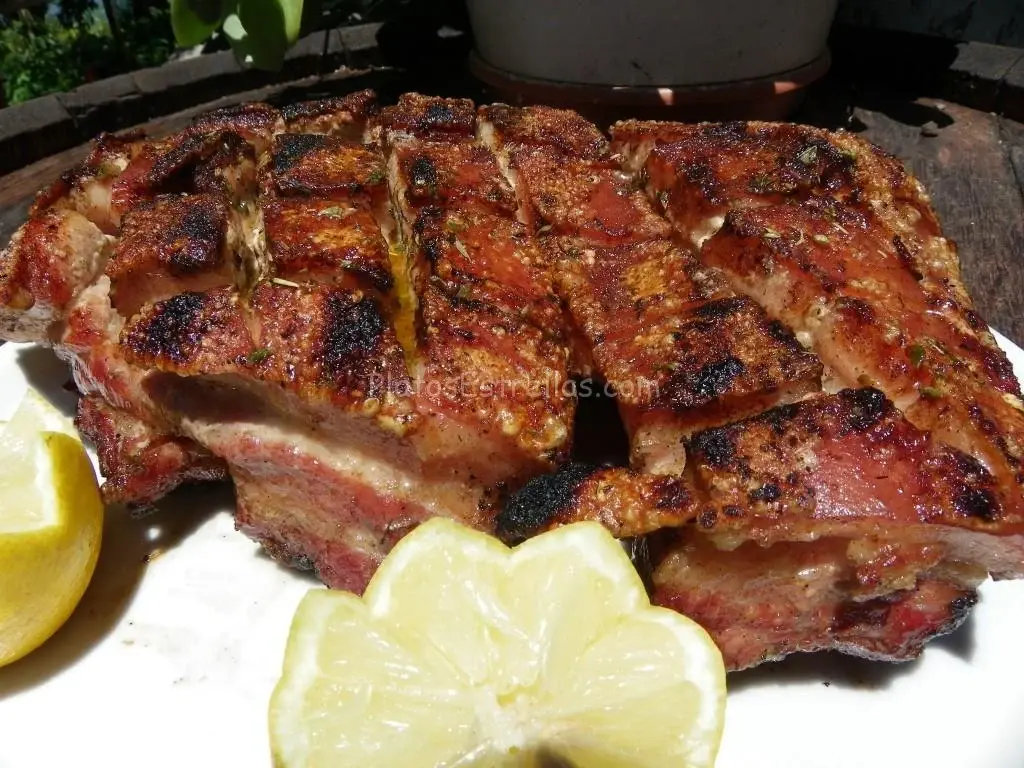 Costillar a la brasa-El Patio