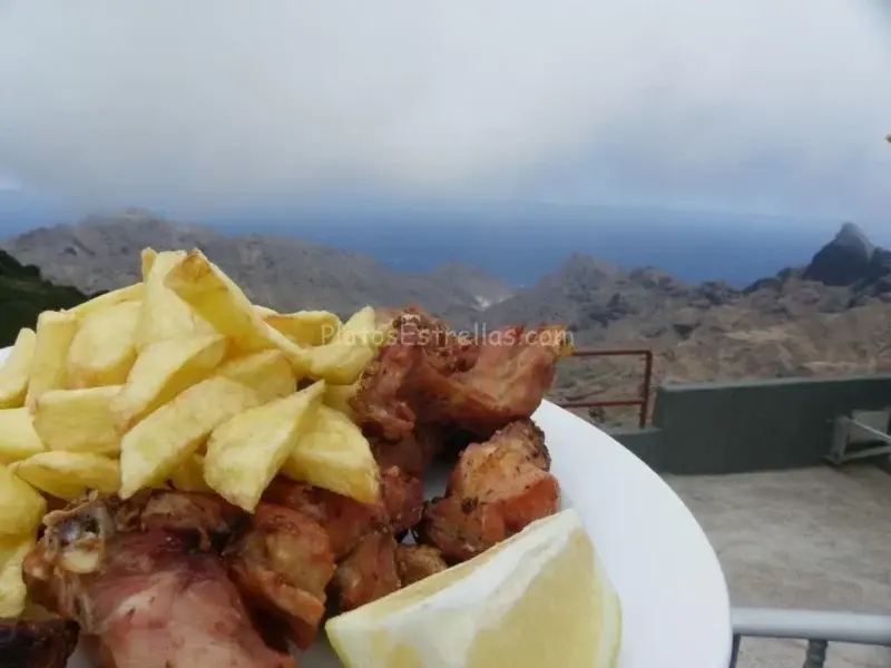 Conejo frito – Casa Santiago