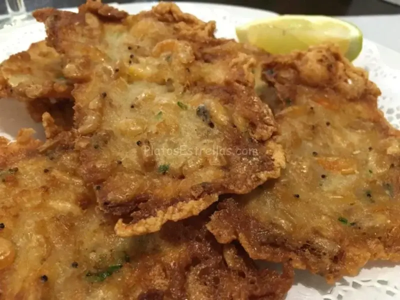 Tortillitas de camarón