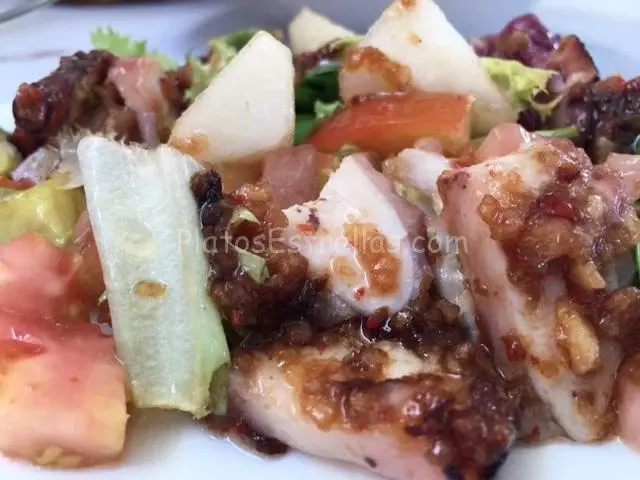 Ensalada pulpo y melón – Kiosco El Socorro