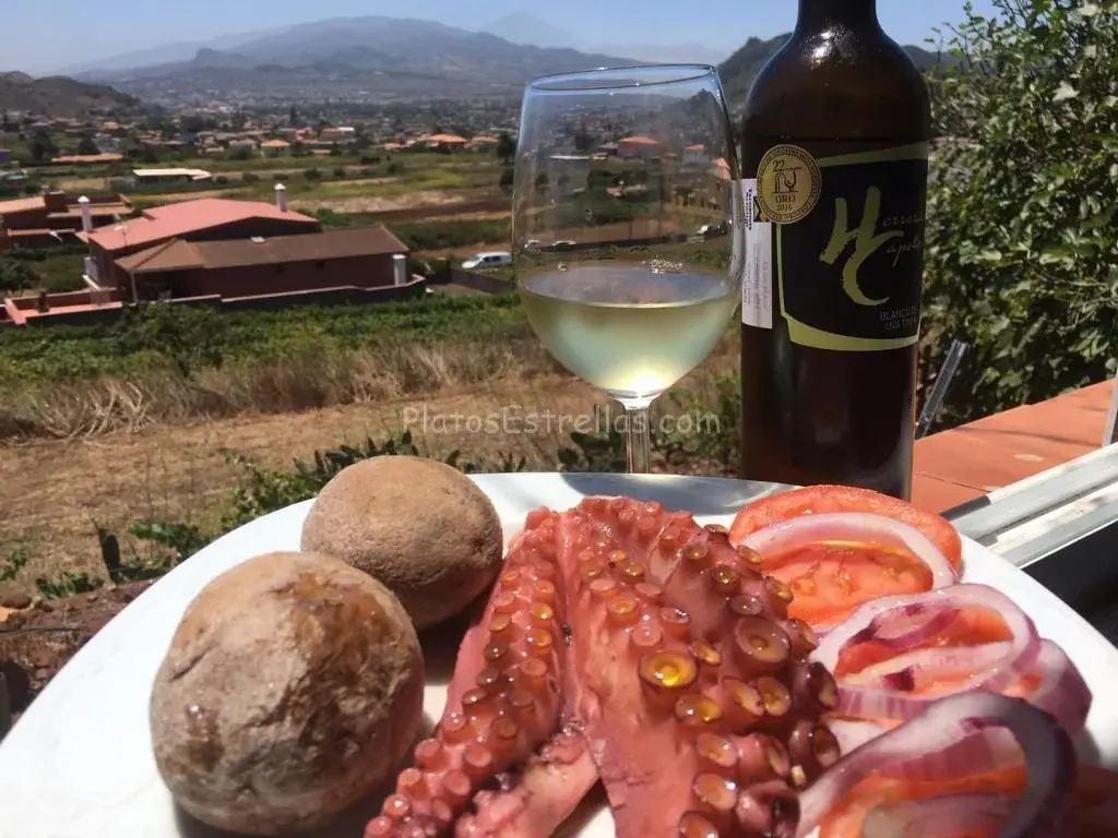 Pulpo guisado- Balcon La Laguna
