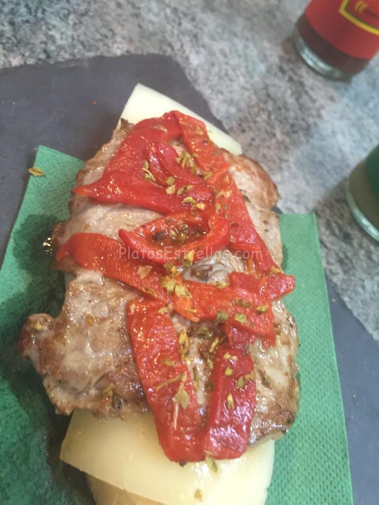 montadito de solomillo / Tasca Sabanda / La Laguna