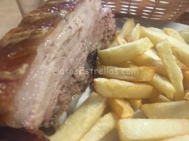 Costillas a la brasa- Guachinche La Finca