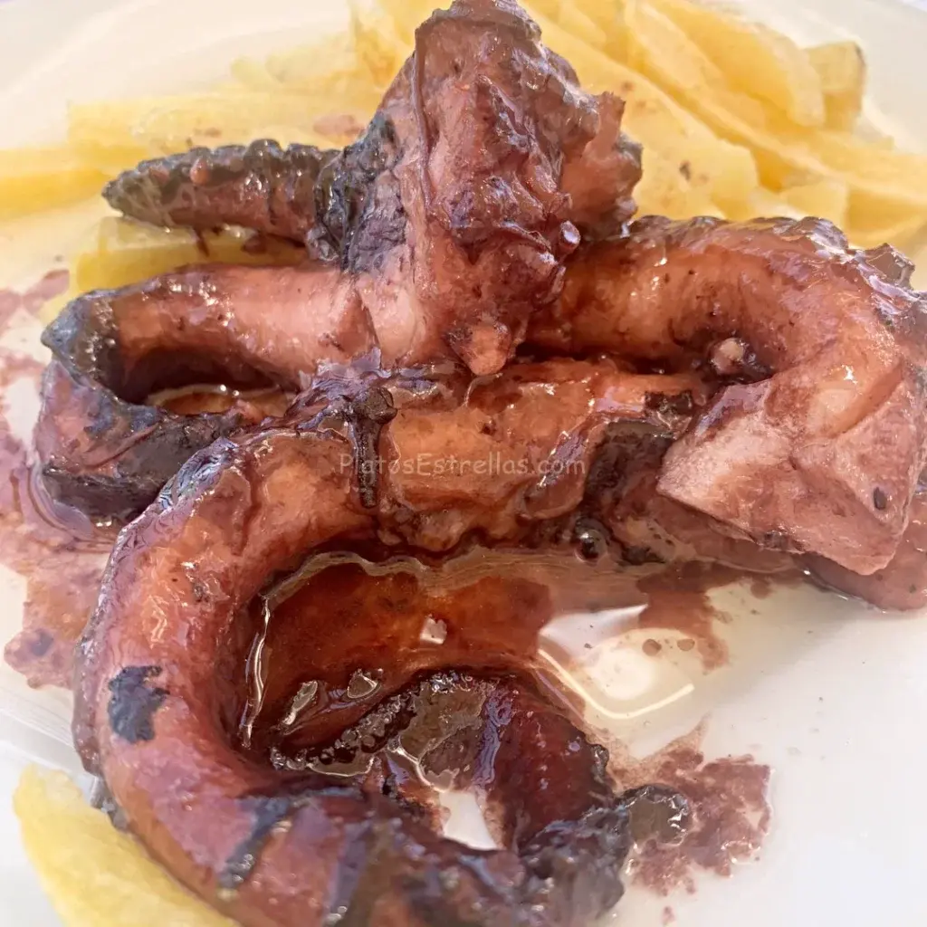 Pulpo a la mecánica Bar Isabelo