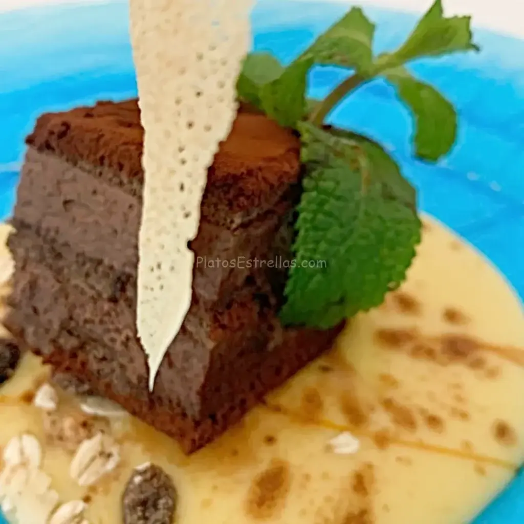 Tarta de Chocolate , Restaurante Madruelos , Cáceres