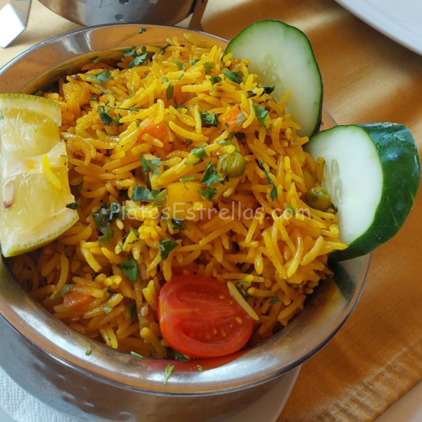 Biryani, Restaurante Delhi Darbar, Tenerife