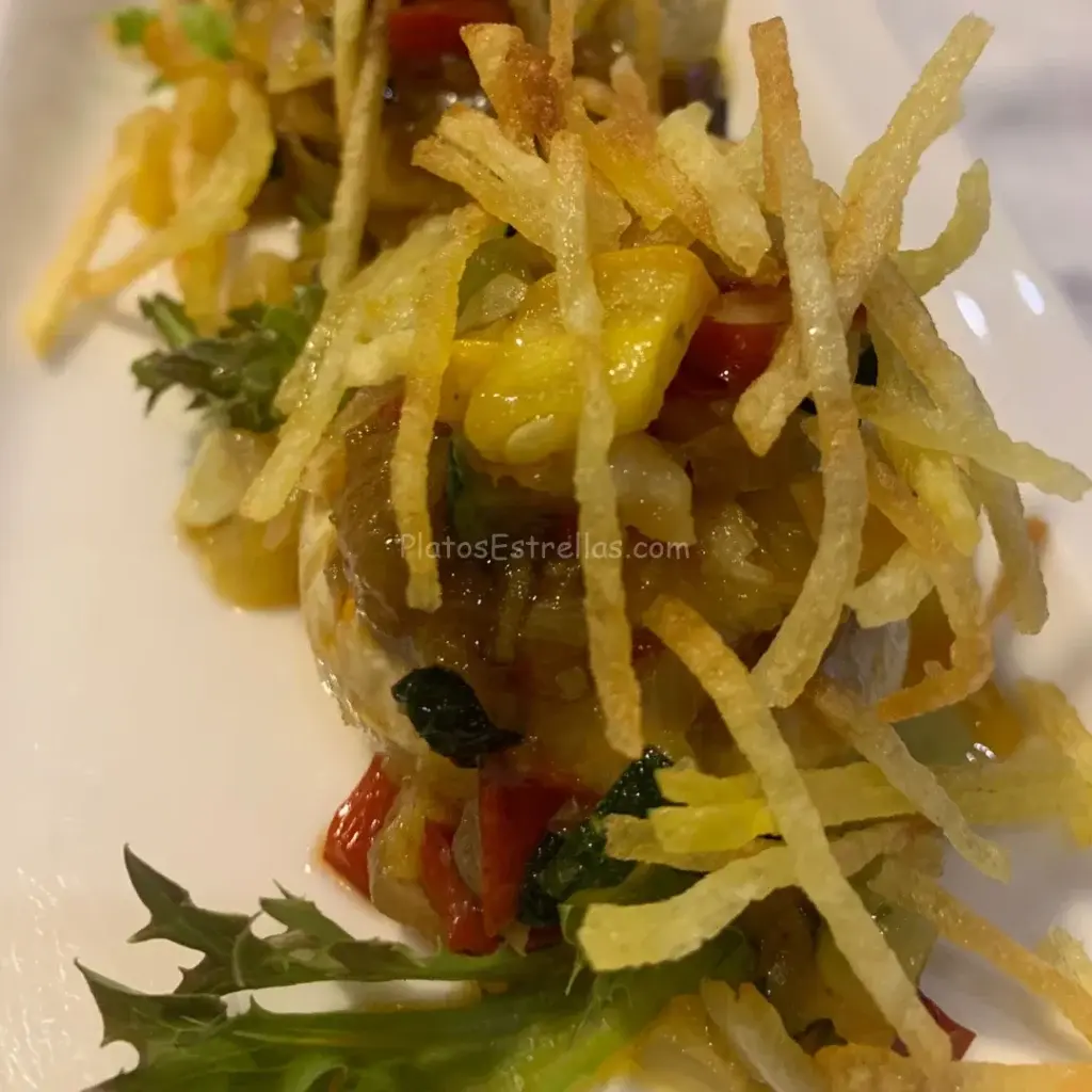 Champiñones con Caviar de Berenjenas