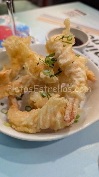 Restaurante Dareshasu, Tempura de Langostinos, Santa Cruz de Tenerife