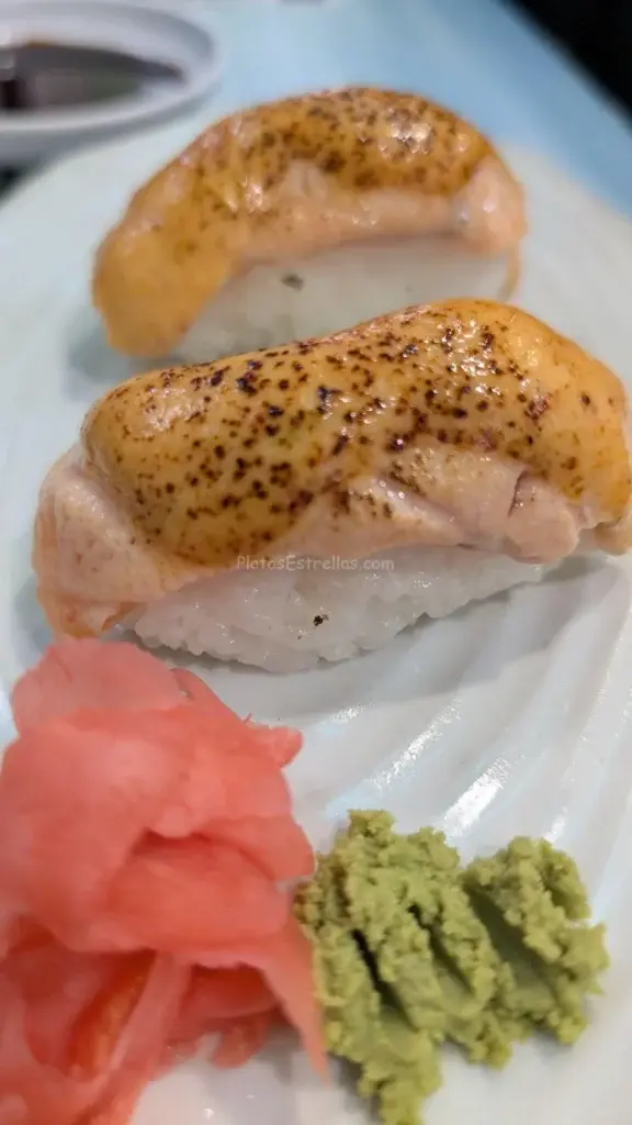 Restaurante Dareshasu, Nigiri especial de Salmón y Lima, Santa Cruz de Tenerife _platos estrella