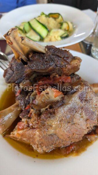Restaurante Hotel Alcadima , Cordero a la canela con migas de sémola, Lanjarón , Granada