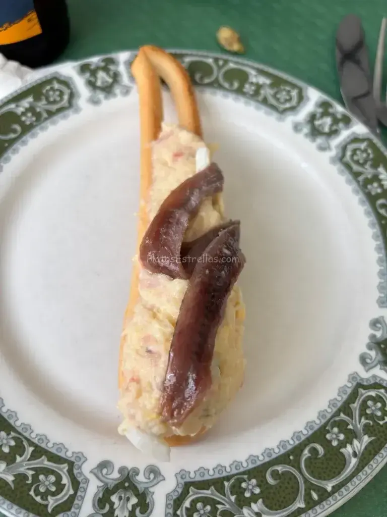 Restaurante Casa Rufino. Ensaladilla Marinera con Anchoas, Los Belones – Cartagena