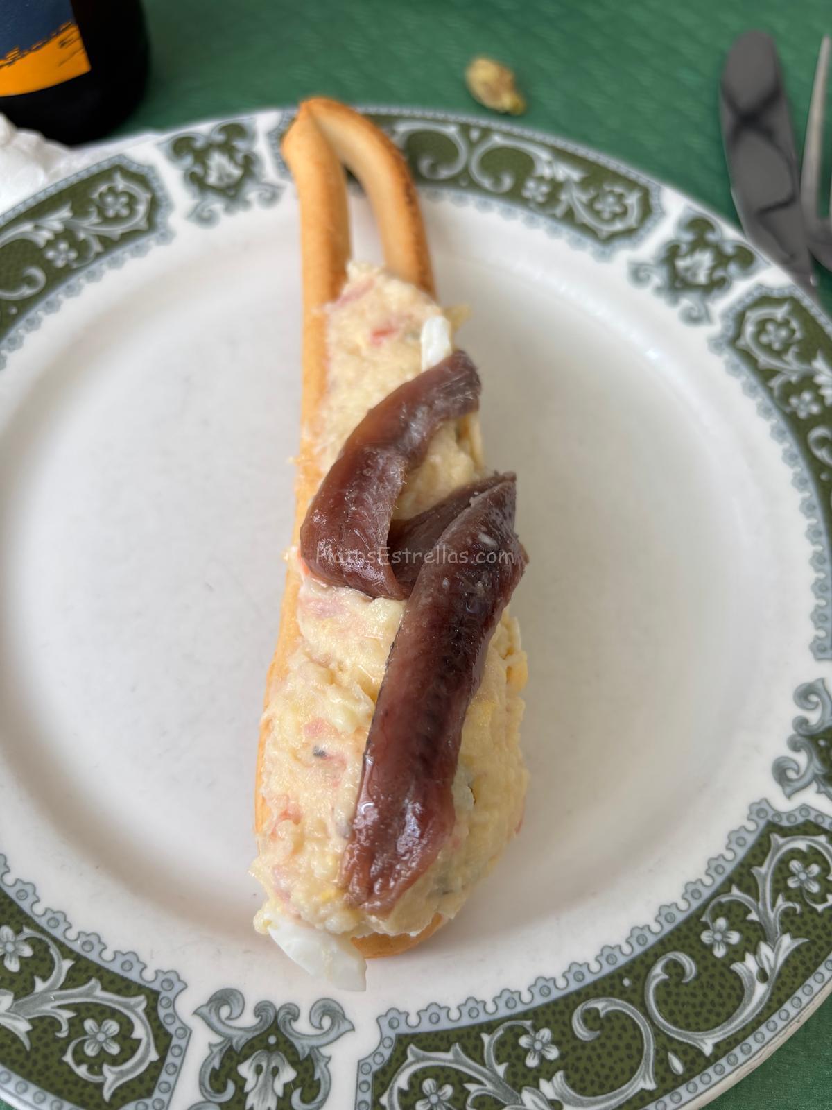 Restaurante Casa Rufino. Ensaladilla Marinera con Anchoas, Los Belones - Cartagena Restaurante Casa Rufino. Ensaladilla Marinera con Anchoas, Los Belones - Cartagena
