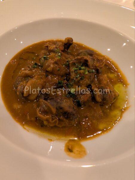 Restaurante Aloe, Caracoles en su salsa ,Toledo