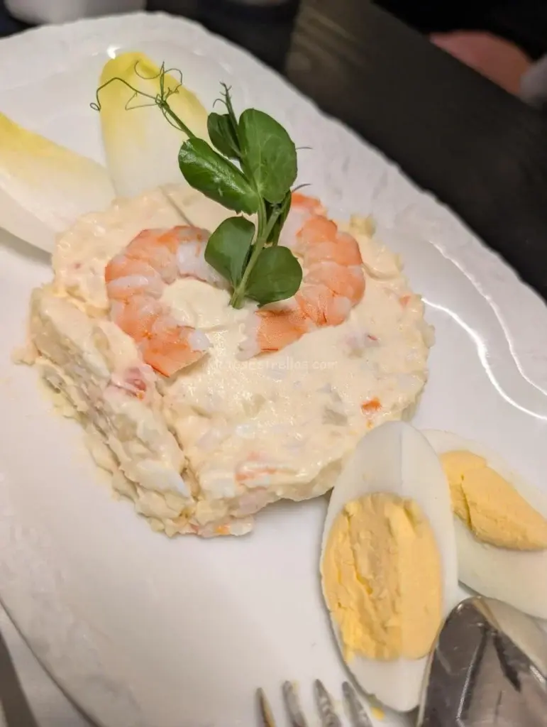Restaurante Marisquería Rías Bajas Las Palmas Ensaladilla de Marisco Las Palmas de Gran Canaria PLATOS ESTRELLA